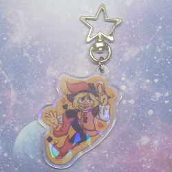 Double Sided Jester Charm