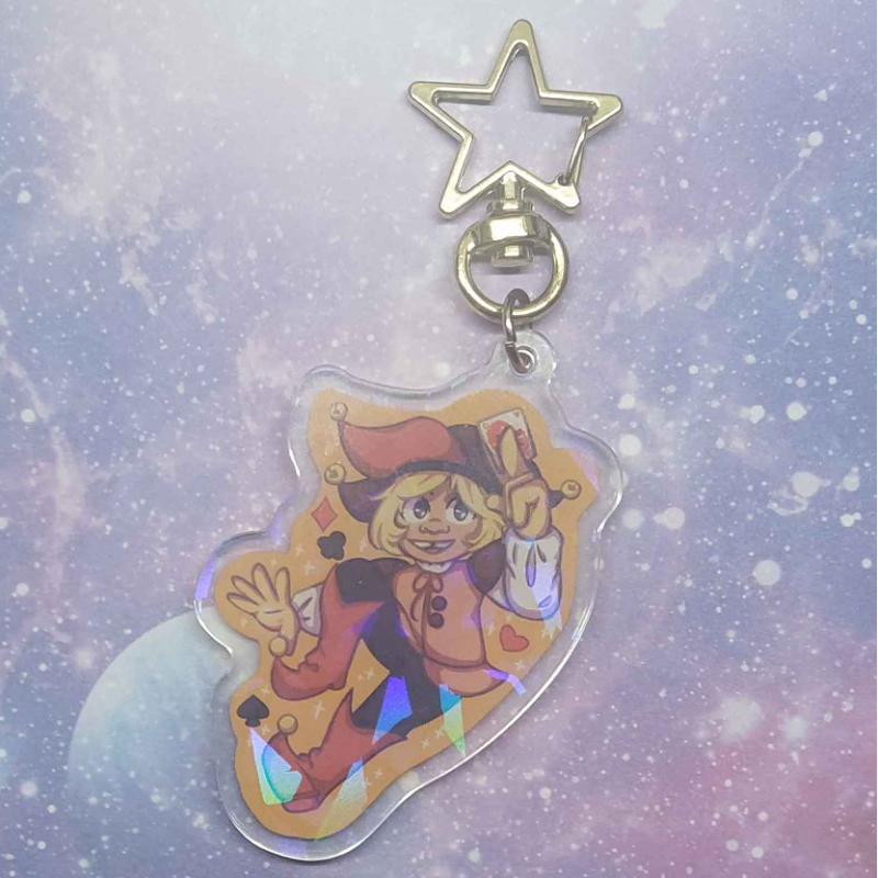 Double Sided Jester Charm