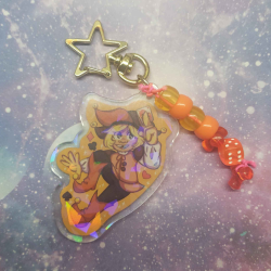 Double Sided Jester Charm