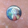 A closeup of the 37mm badge